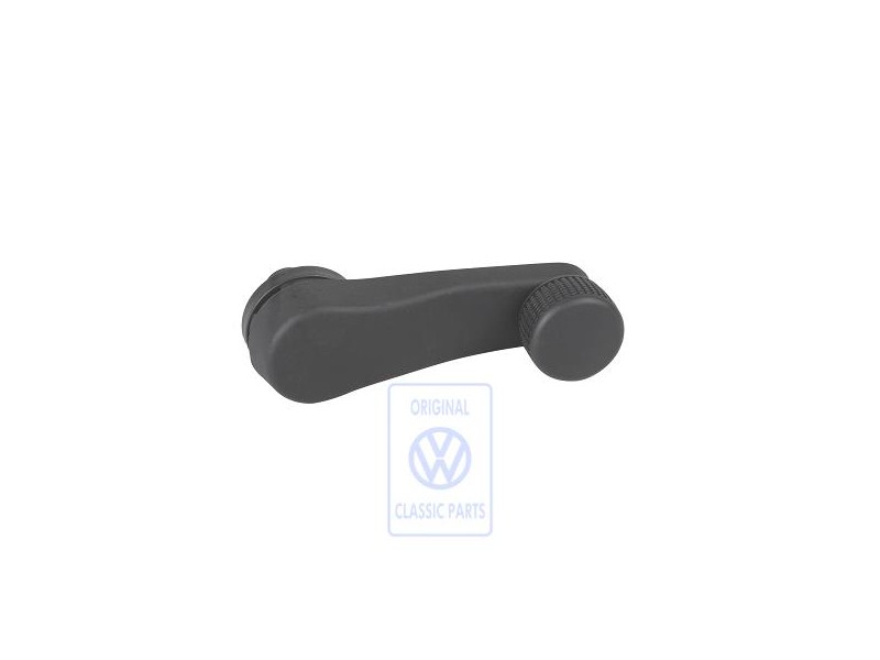Γνήσιο VW Μανιβέλα Παραθύρου Σατινέ Μαύρο - 3A0837581B B41