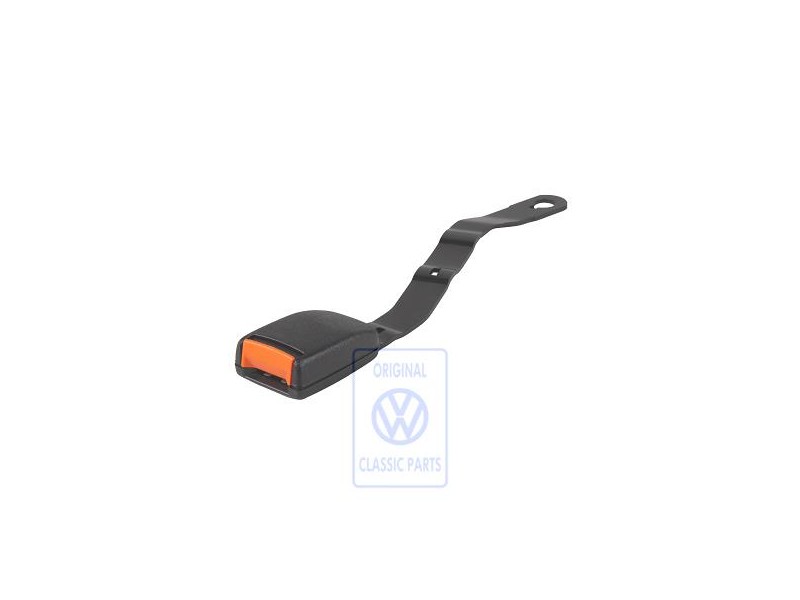 Γνήσιο VW Ασφάλεια Ζώνης Σατινέ Μαύρο - 3A0857755A 01C