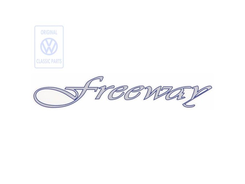 Γνήσιο VW Επιγραφή Μεμβράνης Μπλε/Ασημί - 3A9853431A Z36