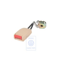 Γνήσιο VW Ασφάλεια Ζώνης Μπεζ Του Ήλιου/Κόκκινο Φωτιάς - 3B0857740A LSV