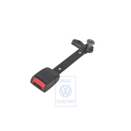 Γνήσιο VW Ασφάλεια Ζώνης Σατινέ Μαύρο/Κόκκινο Φωτιάς - 3B0858471D FCN