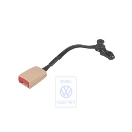 Γνήσιο VW Ασφάλεια Ζώνης Μπεζ Του Ήλιου/Κόκκινο Φωτιάς - 3B0858472P PNE