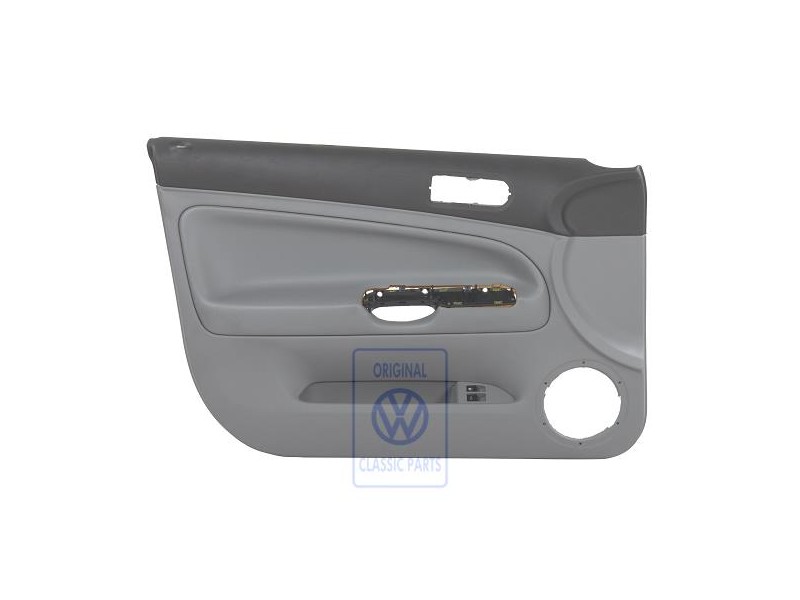 Γνήσιο VW Επένδ Πόρτας Συνθετικό Δέρμα Γκρι Πλατίνας-Σκούρο - 3B1867011DELGR