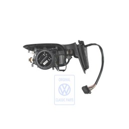 Γνήσιο VW Περίβλημα Εξωτερικού Καθρέφτη Σατινέ Μαύρο - 3B2857508K 01C