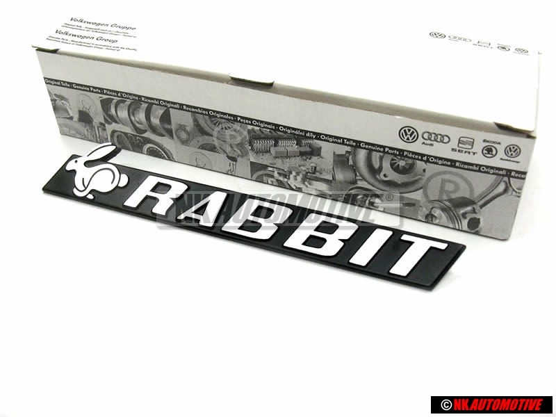 Γνήσιο VW RABBIT Οπίσθιο Σήμα Έμβλημα Μάσκας - 171853687E