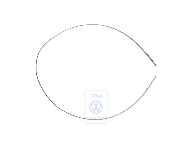 Γνήσιο VW Λωρίδα Κάλυψης Σατινέ Μαύρο - 3B9853710C B41
