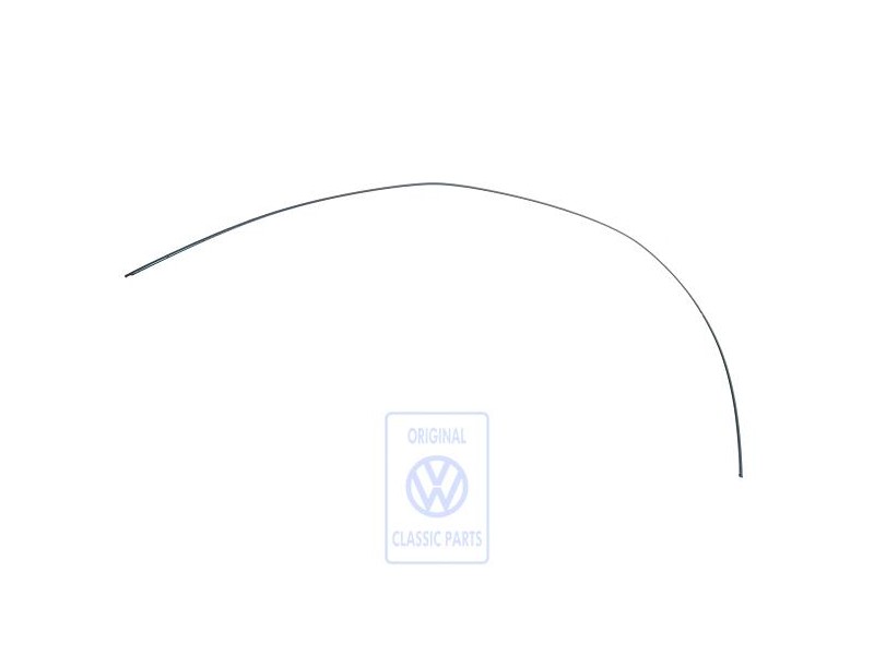 Γνήσιο VW Λωρίδα Συγκράτησης Σατινέ Μαύρο - 3B9854702 B41