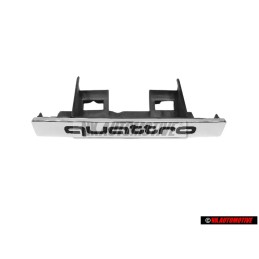 Γνήσιο Audi QUATTRO Εμπρόσθιο Σήμα Έμβλημα Μάσκας Χρωμέ - 8L0853736 2ZZ