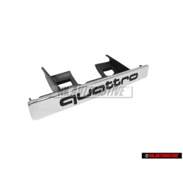 Γνήσιο Audi QUATTRO Εμπρόσθιο Σήμα Έμβλημα Μάσκας Χρωμέ - 8L0853736 2ZZ