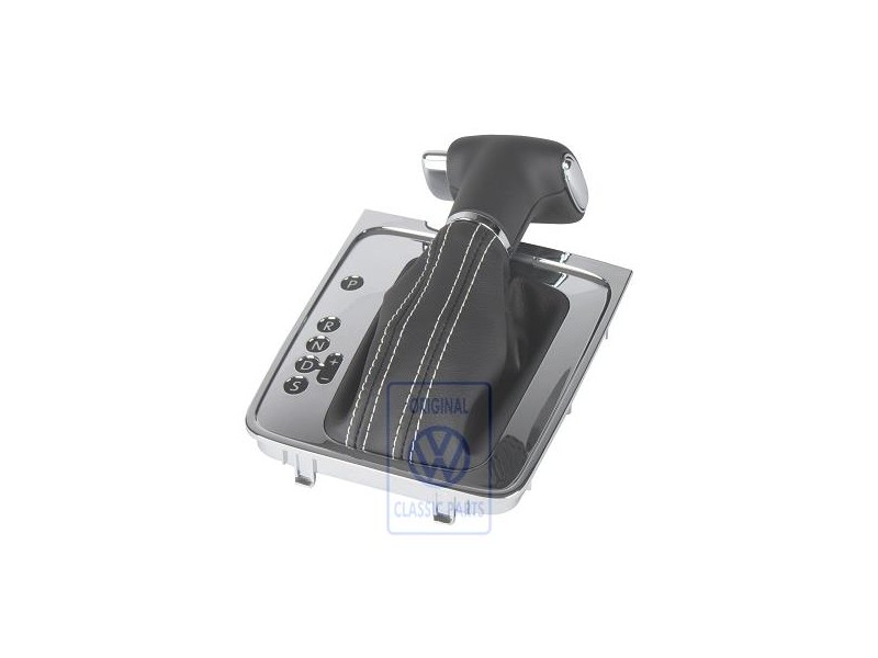 Γνήσιο VW Κάλυμμα Κιβωτίου Ταχυτήτων Μαύρο/Μαύρο - 3C1713203B UWX