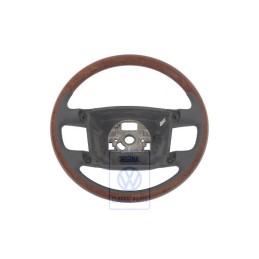 Γνήσιο VW Τιμόνι (Ξύλο/Δέρμα) Ανθρακί/Καρυδιά - 3D0419091ABMCC