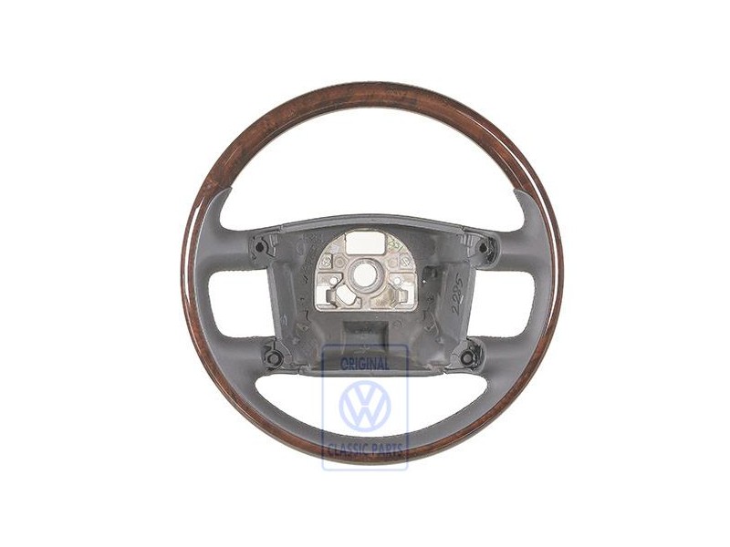 Γνήσιο VW Τιμόνι (Ξύλο/Δέρμα) Ανθρακί/Myrte - 3D0419091ABNKP
