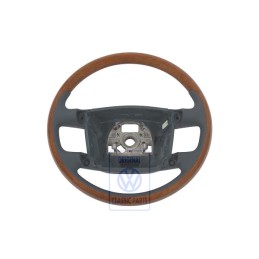 Γνήσιο VW Τιμόνι (Ξύλο/Δέρμα) Navyblue/Ευκάλυπτος - 3D0419091ABZUD