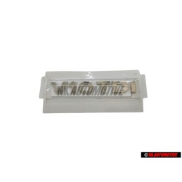 Γνήσιο VW V10 TDI Οπίσθιο Σήμα Έμβλημα Χρωμέ - 3D0853675D 739