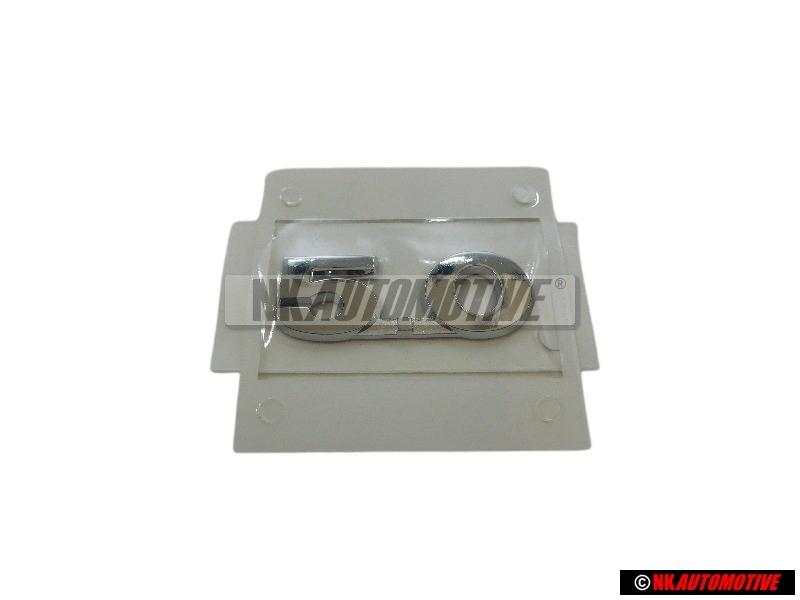 Γνήσιο VW 5.0 Οπίσθιο Σήμα Έμβλημα Χρωμέ - 3D0853675H 739