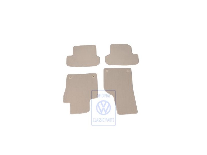 Γνήσιο VW 1 Σετ Πατάκια Nutria Μπεζ - 5C1863011P ICK