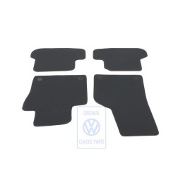 Γνήσιο VW 1 Σετ Πατάκια Flanell Γκρι/Μπλε - 5C1863011P KMX