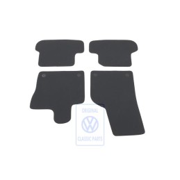 Γνήσιο VW 1 Σετ Πατάκια Τιτάνιο Μαύρο/Μαύρο/Sioux - 5C1863011R AMQ