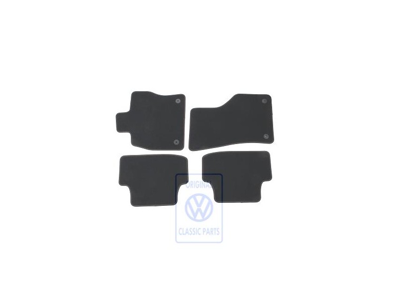 Γνήσιο VW 1 Σετ Πατάκια Titan Μαύρο/Cashmere - 5G1863011A ANP
