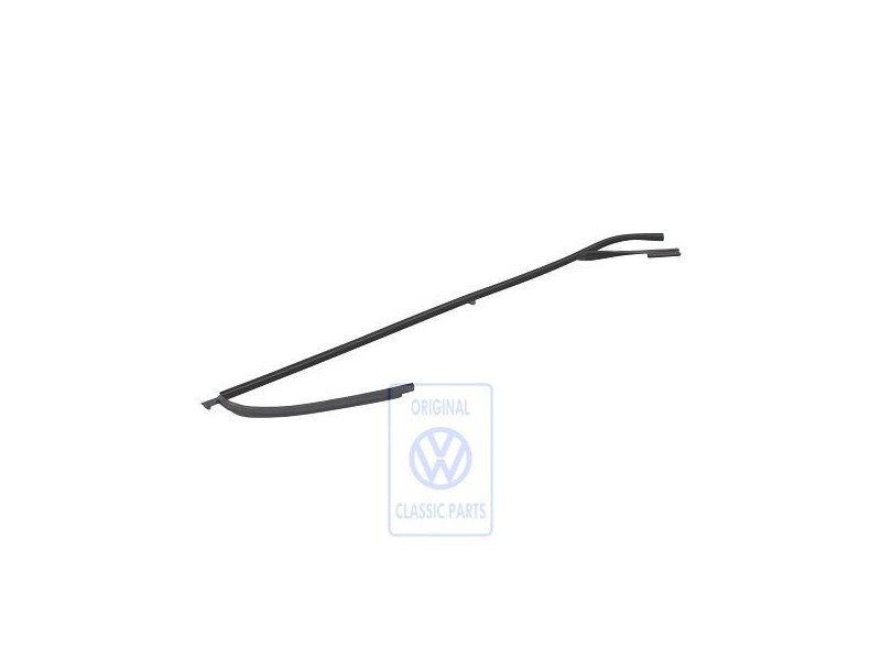 Γνήσιο VW Οδηγός Παραθύρου Σατινέ Μαύρο - 6E0837431G B41