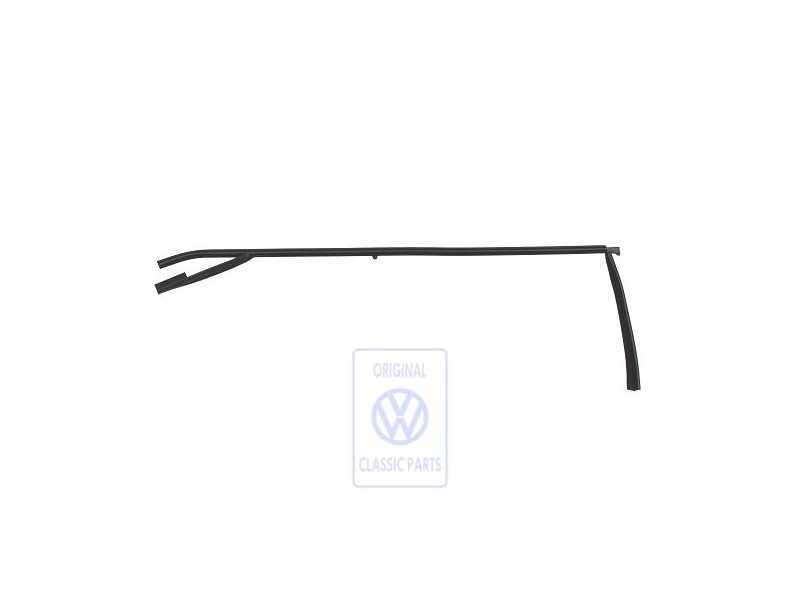Γνήσιο VW Οδηγός Παραθύρου Σατινέ Μαύρο - 6E0837432G B41