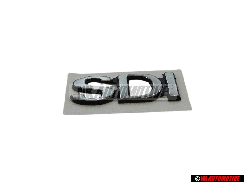 Γνήσιο VW SDI Οπίσθιο Σήμα Έμβλημα Χρωμέ - 6K5853691C Z10