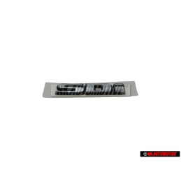 Γνήσιο VW SDI Οπίσθιο Σήμα Έμβλημα Ασημί - 6K9853687E GHA