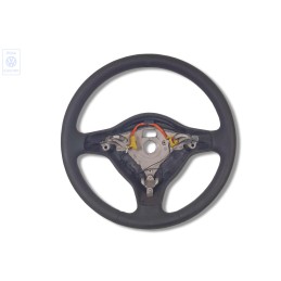 Γνήσιο VW Τιμόνι (Δέρμα) Μαύρο/Orbitblue - 6N0419091L HCC