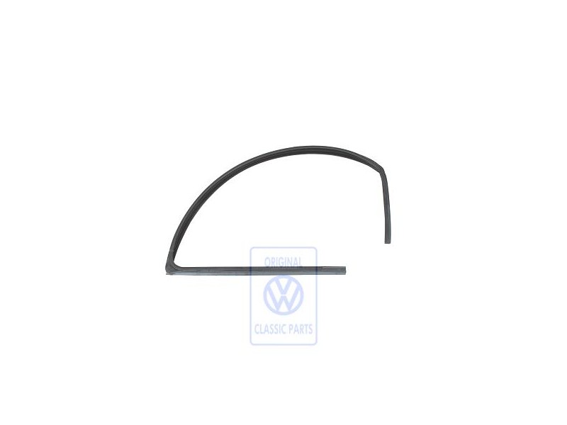 Γνήσιο VW Οδηγός Παραθύρου Σατινέ Μαύρο - 6N4837431 B41