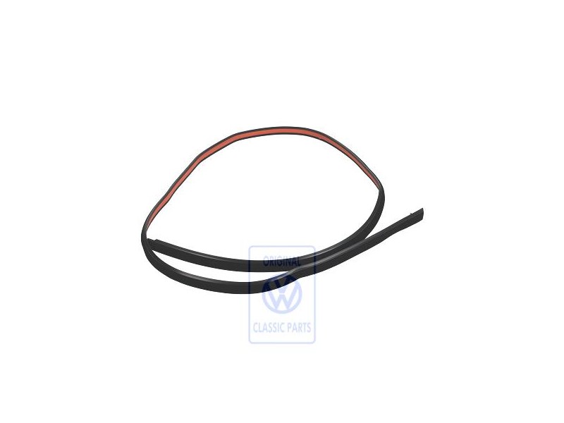 Γνήσιο VW Λωρίδα Οροφής Σατινέ Μαύρο - 6N4854710B B41