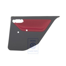 Γνήσιο VW Επένδυση Πόρτας (Ύφασμα) Flash Κόκκινο/Off-Μαύρο - 6N4867212AEHLX