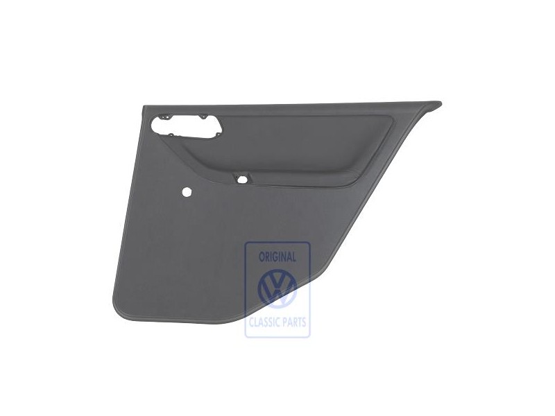 Γνήσιο VW Επένδυση Πόρτας (Δέρμα) Μαύρο - 6N4867212AFEGX