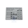 Γνήσιο VW Πινακίδα Για Πίεση Ελαστικών - 6Q0010620D