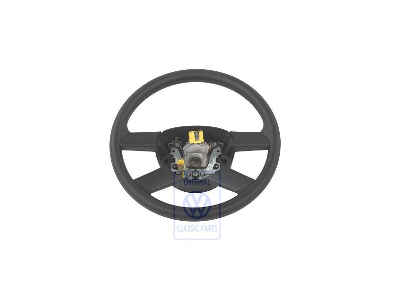 Γνήσιο VW Τιμόνι Σατινέ Μαύρο - 6Q0419091L 01C