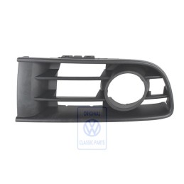 Γνήσιο VW Γρίλια Οδηγού Αερα Σατινέ Μαύρο - 6Q0853666C 9B9