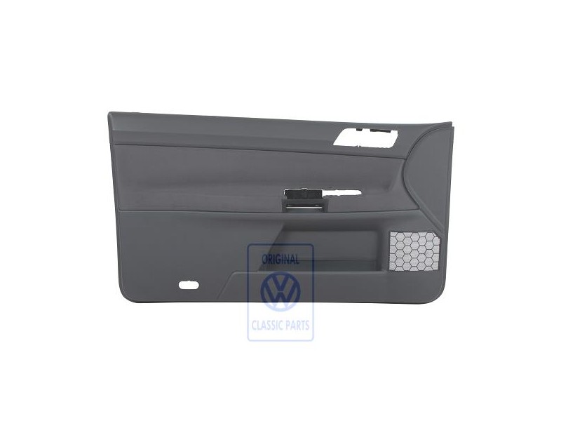 Γνήσιο VW Επένδυση Πόρτας (Ύφασμα/Συνθετικό Δέρμα) Ανθρακί - 6Q3867011ESQMN