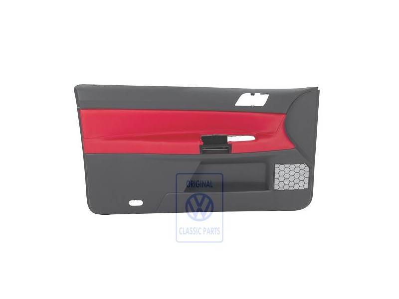 Γνήσιο VW Επένδυση Πόρτας (Δέρμα) Flash Κόκκινο/Ανθρακί - 6Q3867011FEQMU