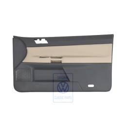 Γνήσιο VW Επένδ Πόρτας (Συνθετικό Δέρμα) Ανθρακί/Cream - 6Q3867012ENQMS