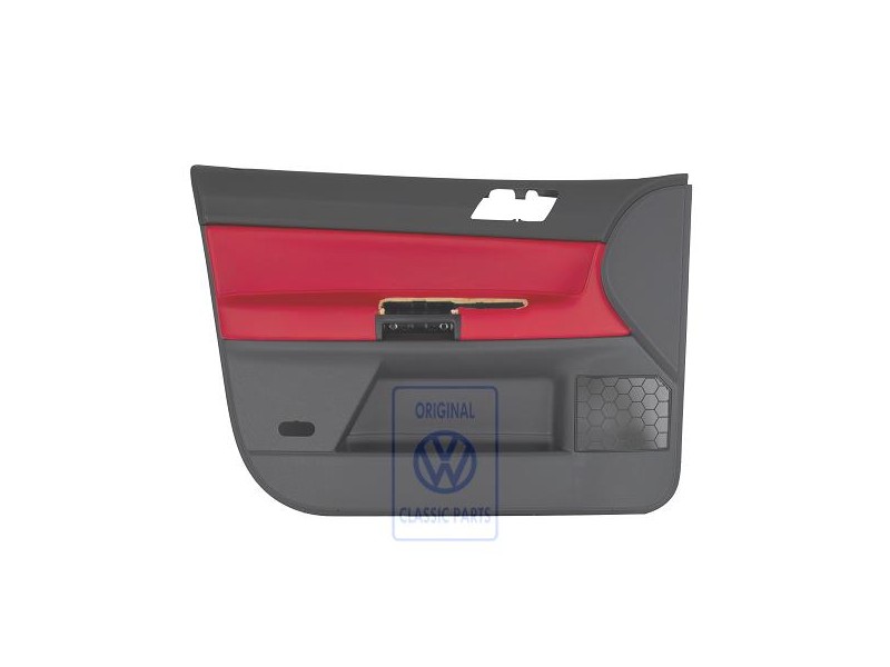 Γνήσιο VW Επένδυση Πόρτας (Δέρμα) Yellow/Ανθρακί - 6Q4867011HKQMV