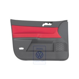 Γνήσιο VW Επένδυση Πόρτας (Δέρμα) Flash Κόκκινο/Ανθρακί - 6Q4867011HMQMU
