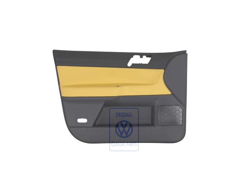 Γνήσιο VW Επένδυση Πόρτας (Δέρμα) Yellow/Ανθρακί - 6Q4867011HMQMV