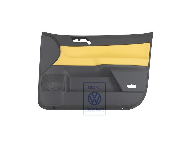 Γνήσιο VW Επένδυση Πόρτας (Δέρμα) Yellow/Ανθρακί - 6Q4867012GJQMV