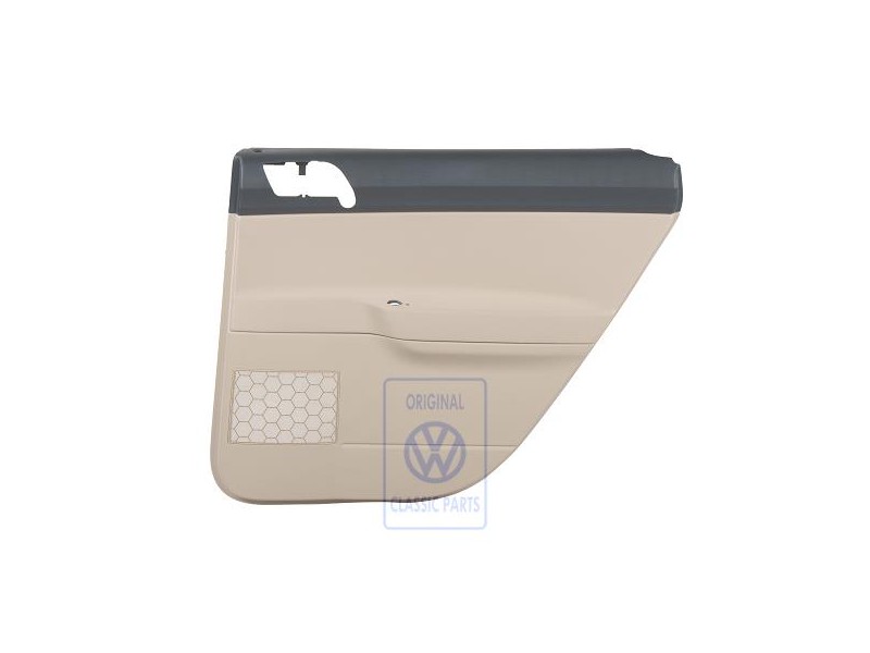 Γνήσιο VW Επένδυση Πόρτας Ανθρακί/Cream - 6Q6867212FNRVW