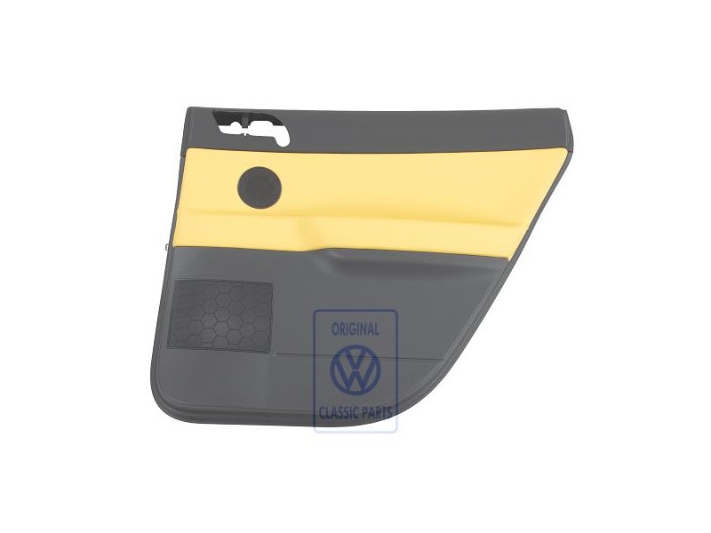 Γνήσιο VW Επένδυση Πόρτας (Δέρμα) Yellow/Ανθρακί - 6Q6867212GAQMV