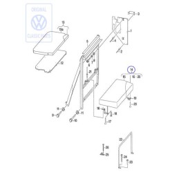 Γνήσιο VW Μαξιλάρι Κρεβατιού - 701070246C