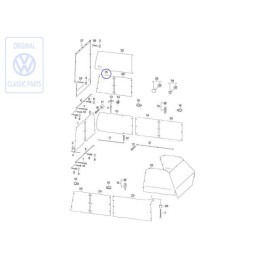 Γνήσιο VW Κουρτίνα Για Πλαϊνό Τζάμι - 701070407A