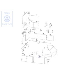 Γνήσιο VW Κουρτίνα Για Πλαϊνό Τζάμι - 701070411A