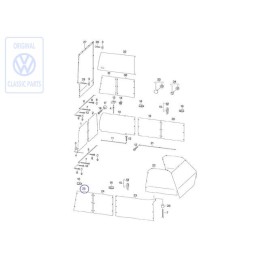 Γνήσιο VW Κουρτίνα Για Πλαϊνό Τζάμι - 701070416D