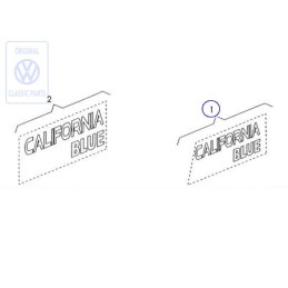 Γνήσιο VW Επιγραφή Μεμβράνης - 701070941M