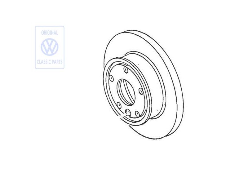 Γνήσιο VW Δισκόπλακα - 701615301C